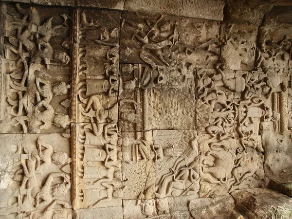 Αρχιτεκτονική του Angkor wat στην Καμπότζη — Φωτογραφία Αρχείου