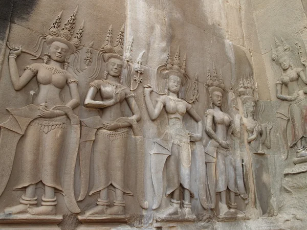 Αρχιτεκτονική του Angkor wat στην Καμπότζη — Φωτογραφία Αρχείου