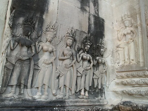 Αρχιτεκτονική του Angkor wat στην Καμπότζη — Φωτογραφία Αρχείου