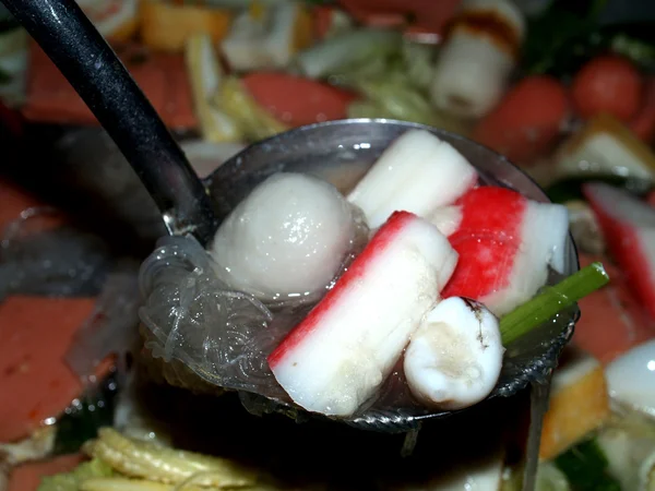 Makanan thai ditetapkan — Stok Foto