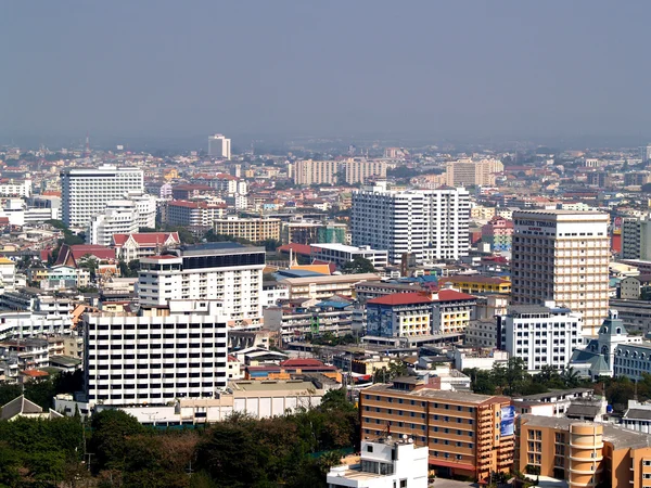 Madár-eye kilátás Pattaya city, Thaiföld — Stock Fotó