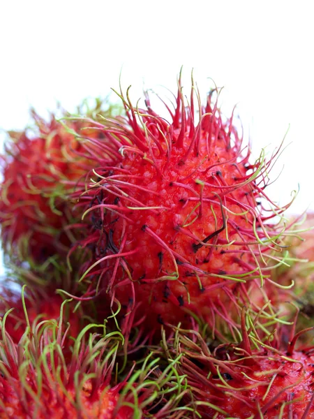 Delicioso Rambutan e uva verde — Fotografia de Stock