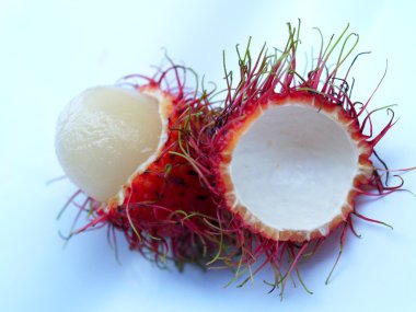 lezzetli rambutan ve Yeşil üzüm