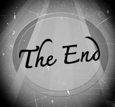 son filmi bitiş ekran