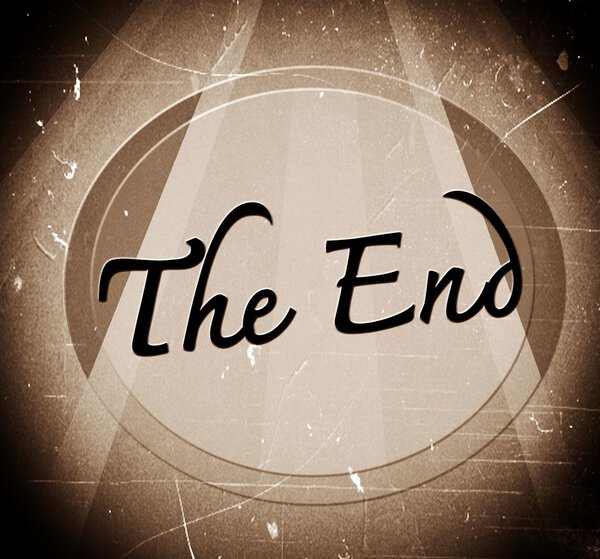 The end Movie ending screen