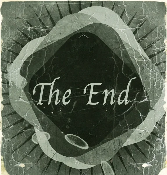 The end Movie ending screen — Stock Photo, Image