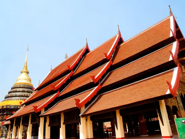 Pagode Wat Phrathat Lampang Luang — Fotografia de Stock