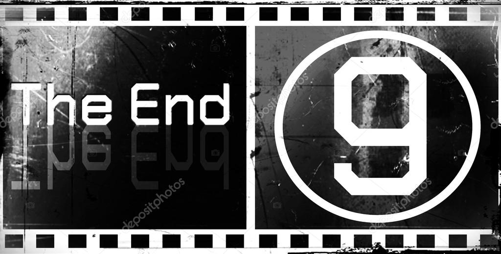 the end Movie screen