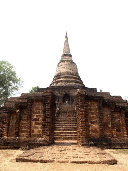 Srí satchanalai historický park, severní Thajsko. — Stock fotografie