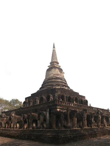 Sri satchanalai történelmi park, Észak-Thaiföld. — Stock Fotó