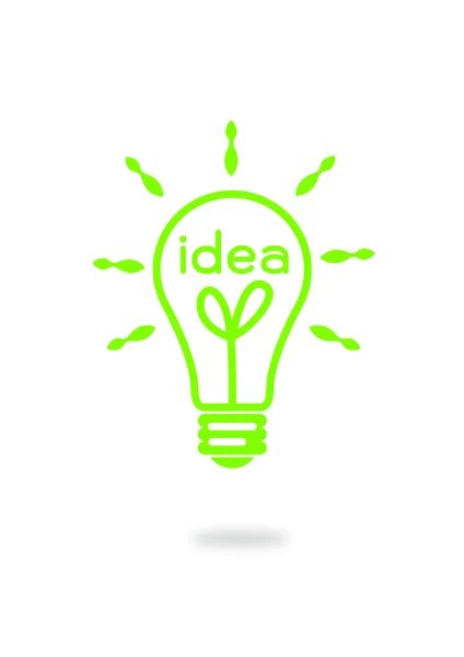 Light bulb icon — Stock Photo, Image