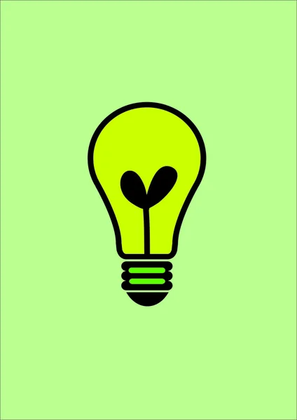 Ikona žárovky — Stock fotografie