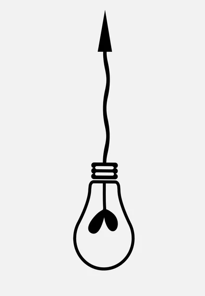 Light bulb icon — Stock Photo, Image