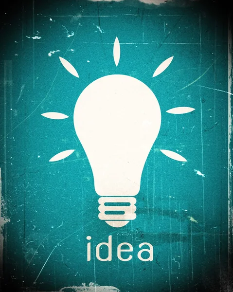 Light bulb icon — Stock Photo, Image
