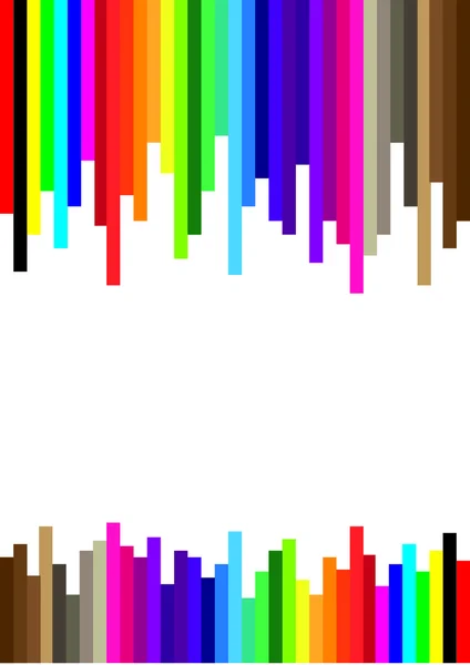 Ilustración de barra colorida abstracta —  Fotos de Stock