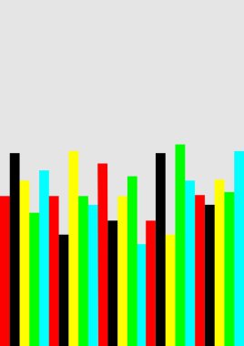 soyut çizimi renkli