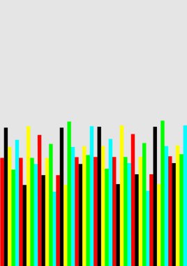 soyut çizimi renkli