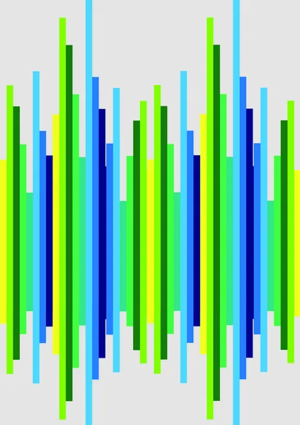 抽象的なカラフルなバーの図 — ストック写真