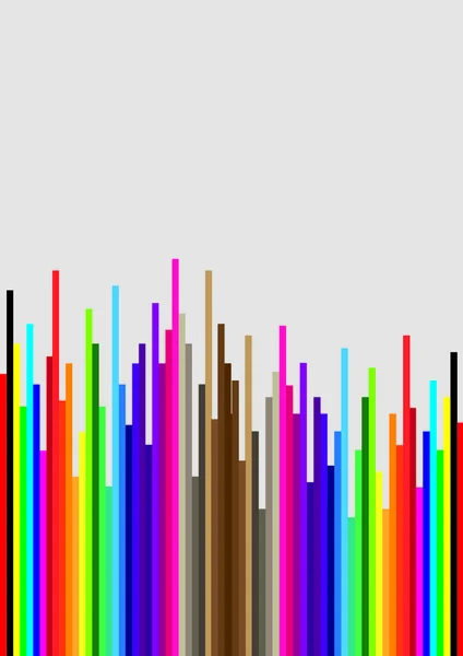 抽象的なカラフルなバーの図 — ストック写真