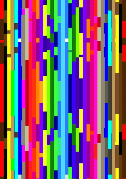 Ilustración de barra colorida abstracta — Foto de Stock