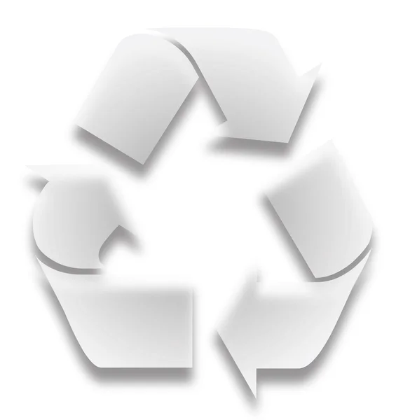 Recycling-Ikonen — Stockfoto