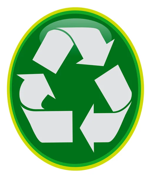 Ícones de reciclagem — Fotografia de Stock