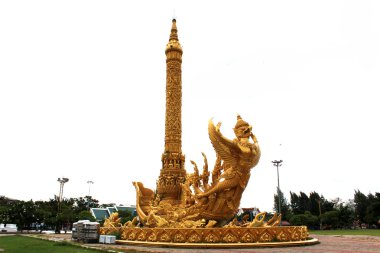 büyük mum sanat tung, sri muang Park'ta ubon ratchathani Eyaleti, Tayland