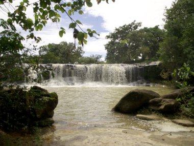 taad sesi şelale. keand tana ubon ratchathani Tayland Ulusal Parkı