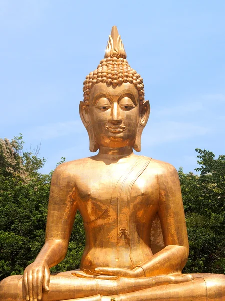 Bouddha Utthayan et Phra Mongkhon Ming Mueang, Amphoe Mueang Amnat Charoen, Thaïlande — Photo