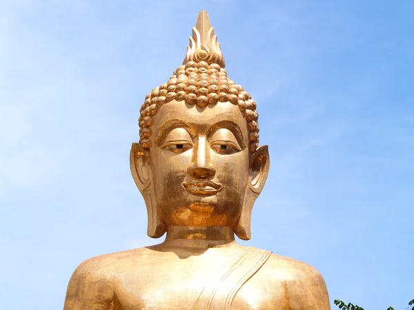 Buddha Utthayan and Phra Mongkhon Ming Mueang , Amphoe Mueang Amnat Charoen , thailand — Stock Photo, Image