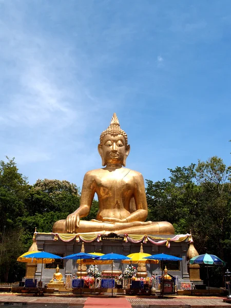 Bouddha Utthayan et Phra Mongkhon Ming Mueang, Amphoe Mueang Amnat Charoen, Thaïlande — Photo