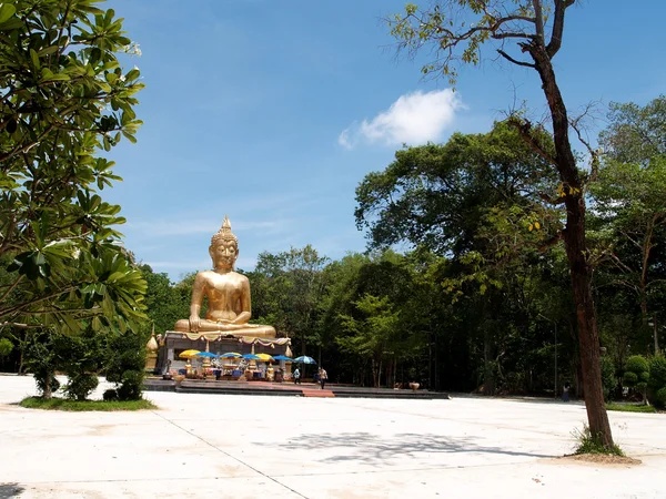 Buda Utthayan e Phra Mongkhon Ming Mueang, Amphoe Mueang Amnat Charoen, Tailândia — Fotografia de Stock