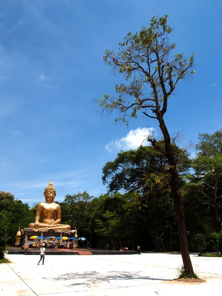 Buda Utthayan e Phra Mongkhon Ming Mueang, Amphoe Mueang Amnat Charoen, Tailândia — Fotografia de Stock