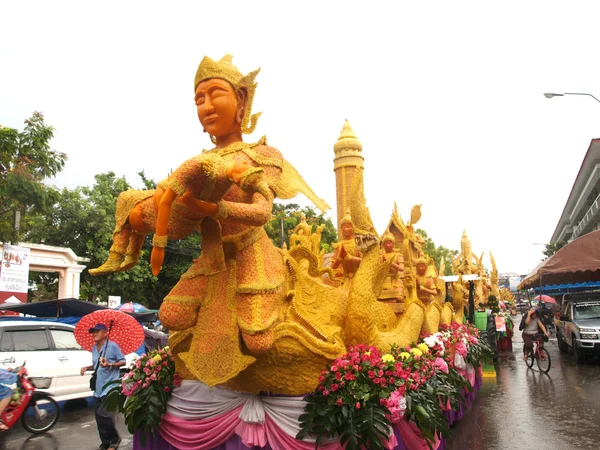 Ubon ratchathani Świeczka Festiwal — Zdjęcie stockowe