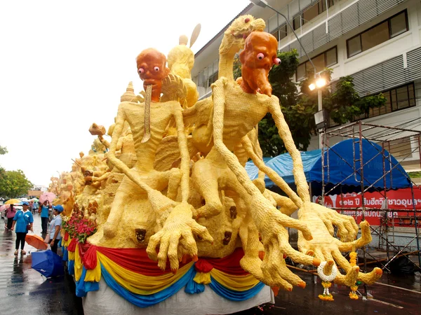 Ubon Ratchathani Candle Festival — Stock Photo, Image