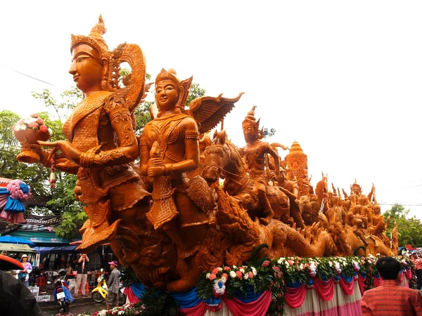 Ubon ratchathani κερί Φεστιβάλ — Φωτογραφία Αρχείου