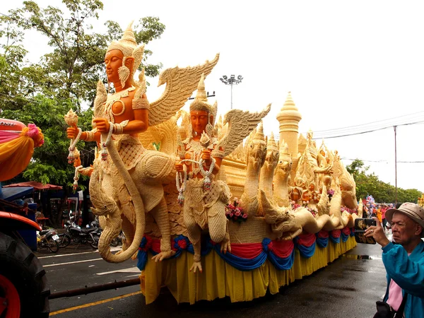 Festival delle candele di Ubon Ratchathani — Foto Stock