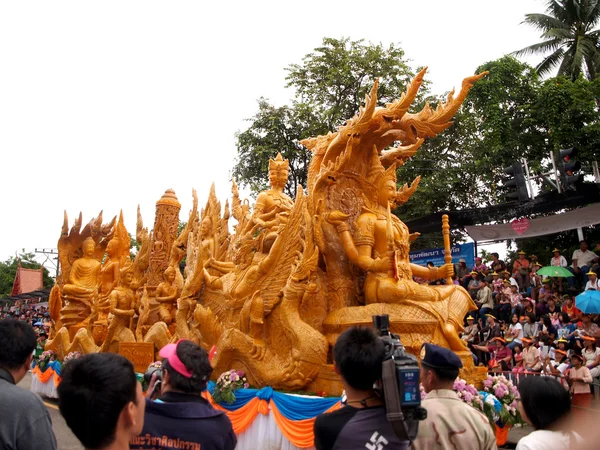 Ubon ratchathani Świeczka Festiwal — Zdjęcie stockowe