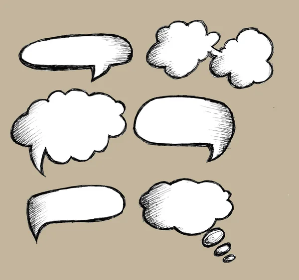 Speech Bubbles Vector — Stock Vector