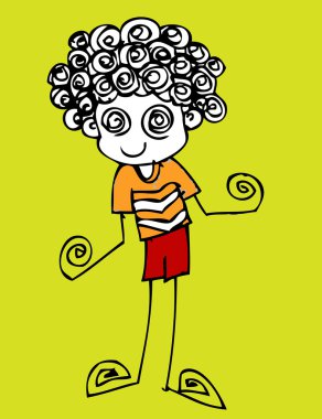 sevimli çizgi mutlu insanlar jaidee aile tarzı