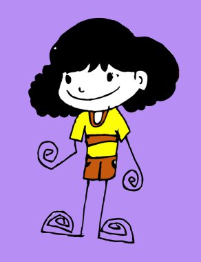 güzel kadın karikatür jaidee aile tarzı