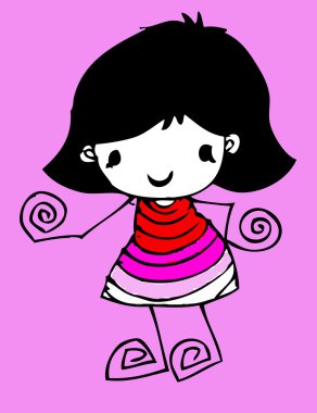 güzel kadın karikatür jaidee aile tarzı