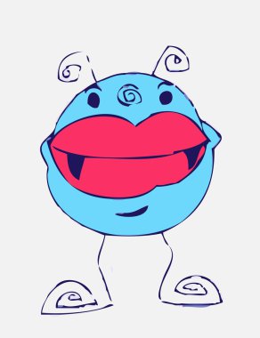 jaidee aile tarzı çizgi film sevimli canavarlar