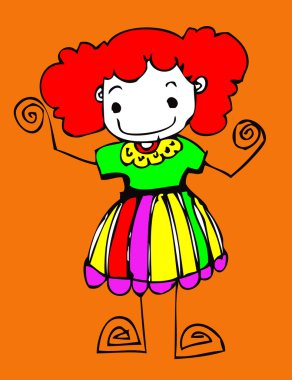 sevimli çizgi mutlu insanlar jaidee aile tarzı