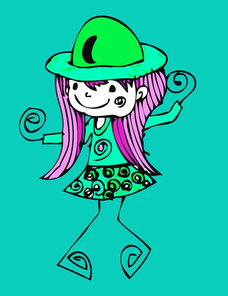 sevimli çizgi mutlu insanlar jaidee aile tarzı