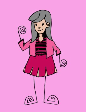 güzel kadın karikatür jaidee aile tarzı