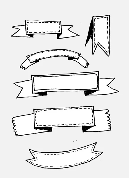 Stuhy popisky značek retro vintage styl — Stockový vektor