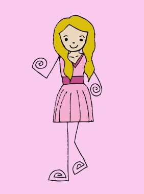 güzel kadın karikatür jaidee aile tarzı