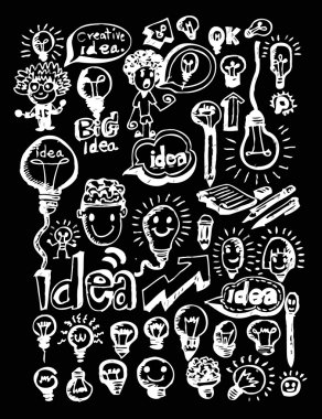 çizilmiş vektör çizim fikir ver