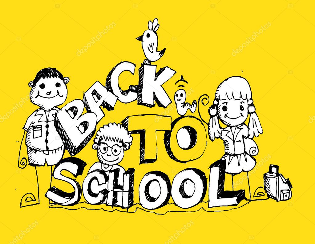 Back to school and Cute schoolchild